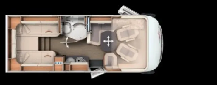 Grundriss Tag Carthago c-tourer I 143 LE 300027916