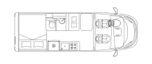Grundriss Tag Laika Ecovip 600 - ABVERKAUF- Neuwertig