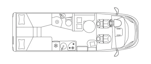 Tagesgrundriss Laika Ecovip L 3009 Tagesgrundriss Laika Ecovip L 3009