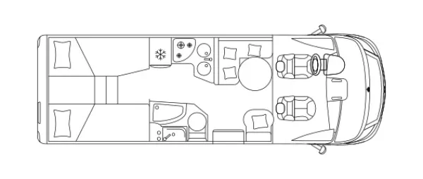 Tagesgrundriss Laika Ecovip H 3119 Tagesgrundriss Laika Ecovip H 3119