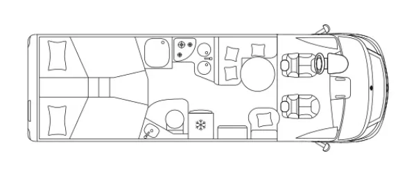 Tagesgrundriss Laika Ecovip H 4109 Tagesgrundriss Laika Ecovip H 4109