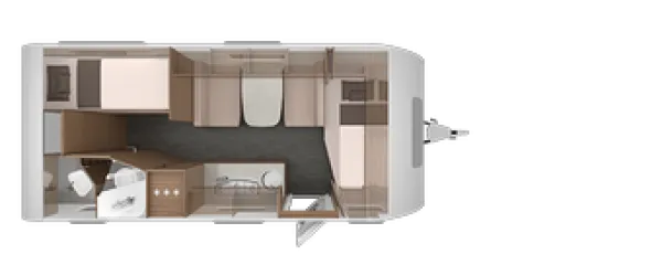 Tagesgrundriss Knaus Sport 500 KD