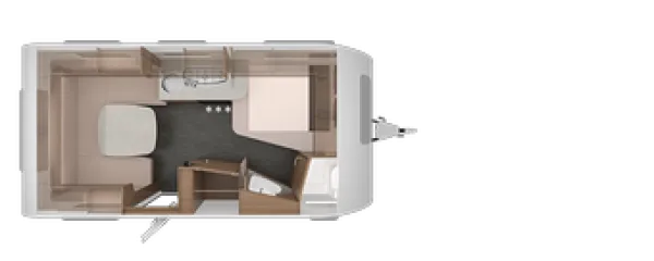 Tagesgrundriss Knaus Sport 450 FU