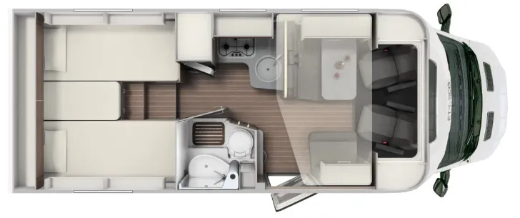 Grundriss Nacht Etrusco T 6900 SB AL DENTE-AKTION