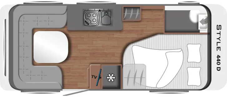 Grundriss Tag LMC Style 440 D - Abverkaufspreis