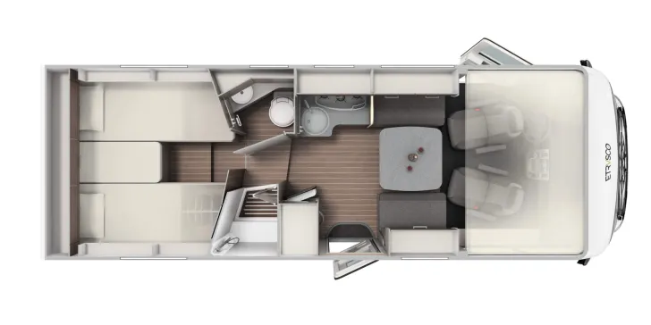 Grundriss Nacht Etrusco I 7400 SBC "al dente" AKTION