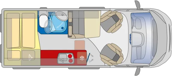 Tagesgrundriss Pössl Summit 600