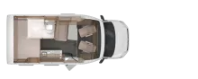 Grundriss Tag Knaus Tourer VAN 500 MQ Vansation - AUTOMATIK -