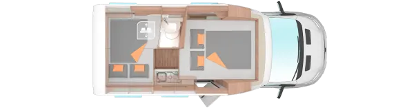 Nachtgrundriss Weinsberg X-CURSION VAN 500 MQ