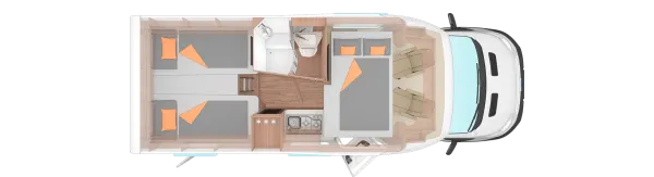 Nachtgrundriss Weinsberg CaraSuite 650 MEG