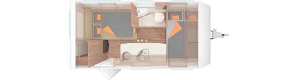 Nachtgrundriss Weinsberg CaraOne 420 QD