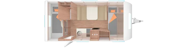 Tagesgrundriss Weinsberg CaraCito 470 QDK