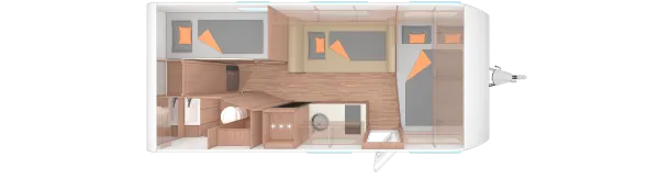 Nachtgrundriss Weinsberg CaraCito 500 QDK