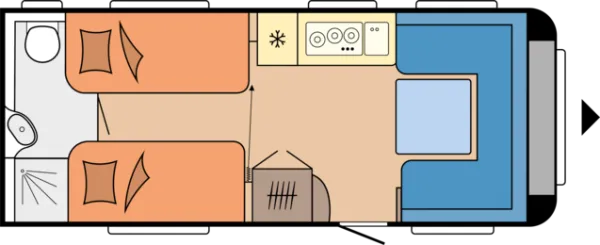 Tagesgrundriss Hobby Prestige 560 WLU