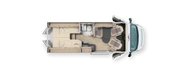 Nachtgrundriss Malibu Van Compact 600 LE