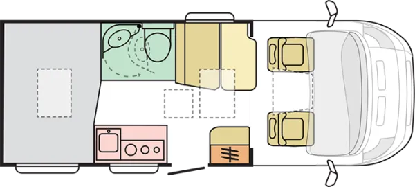 Tagesgrundriss Adria Compact Supreme SP