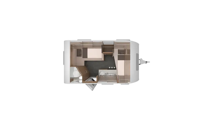 Grundriss Nacht Knaus Sport 400 QD