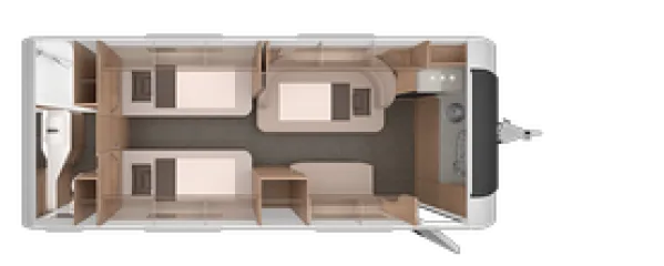 Nachtgrundriss Knaus Südwind 650 PEB 60 YEARS