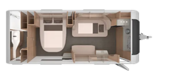 Nachtgrundriss Knaus Südwind 650 PXB 60 YEARS