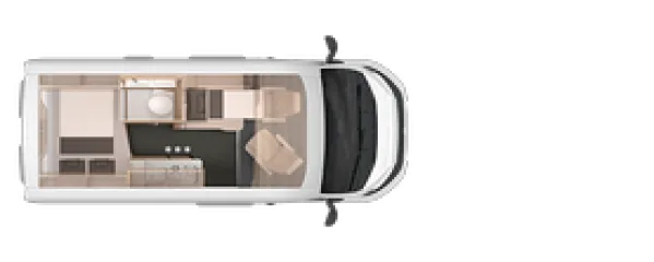 Nachtgrundriss Knaus BoxLife Pro 540 ROAD