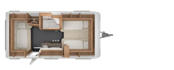 Nachtgrundriss Tabbert Da Vinci 460 E 2,3