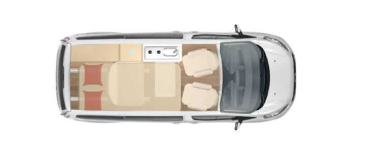 Grundriss Tag Bürstner Copa C 500
