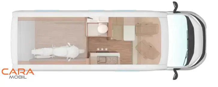 Grundriss Tag Weinsberg CaraTour 630 MEG [OUTLAW] Sofort verfügbar