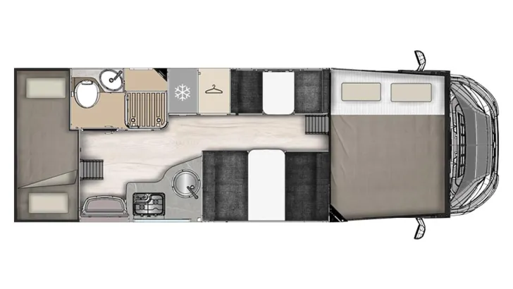 Grundriss Tag McLouis Glamys 322 Alkoven Kat. 1