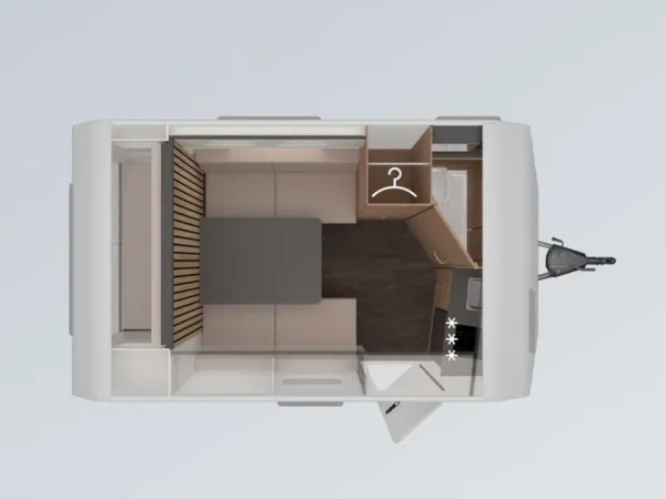 Tagesgrundriss Knaus Yaseo 340 PX