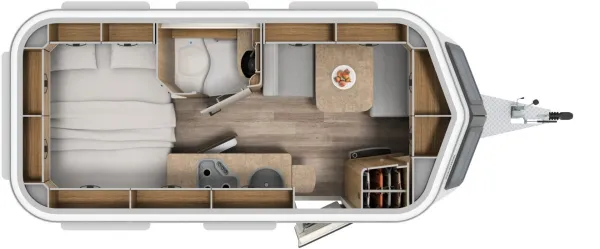 Tagesgrundriss Hymer Eriba Touring 550