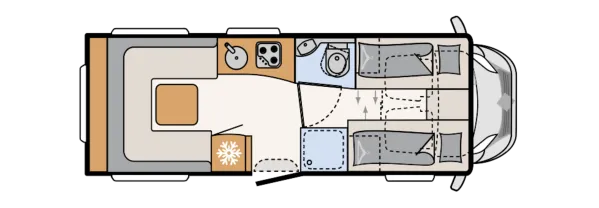 Tagesgrundriss Dethleffs Alpa A 6820-2