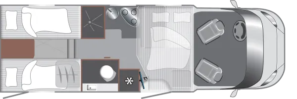 Tagesgrundriss LMC Tourer Lift H 730 G