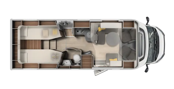 Tagesgrundriss Laika Ecovip L 4009