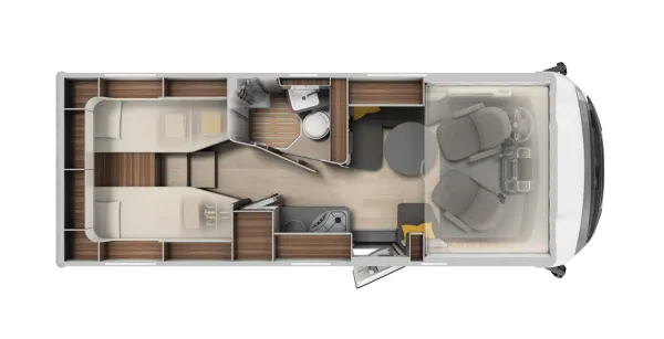 Tagesgrundriss Laika Ecovip H 3109