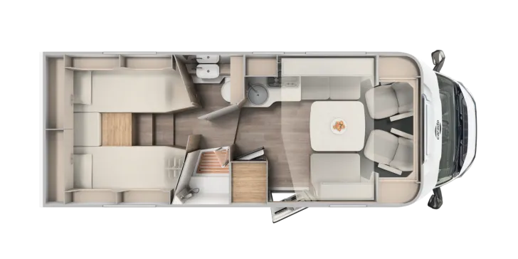 Grundriss Tag Carado T 457