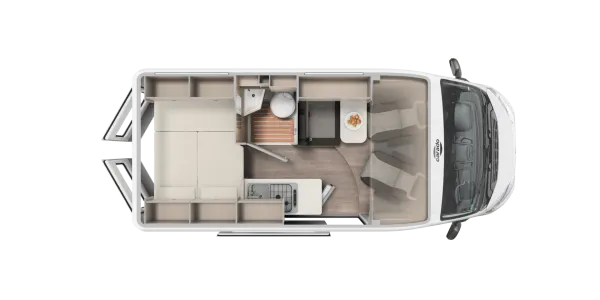 Tagesgrundriss Carado CV 540 PRO