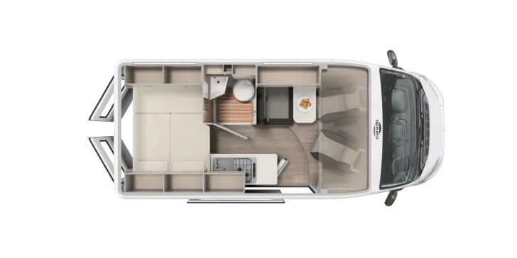 Grundriss Tag Carado CV 540 PRO