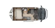 Grundriss Tag Laika Ecovip 540 mit Tageszulassung - AUTOMATIK