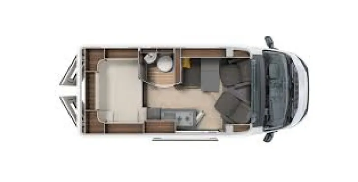 Grundriss Tag Laika Ecovip 540 mit Tageszulassung - AUTOMATIK