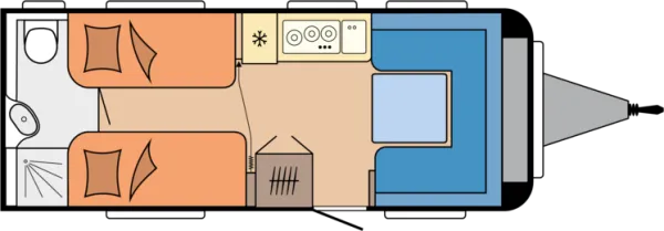 Tagesgrundriss Hobby Excellent Edition 540 WLU