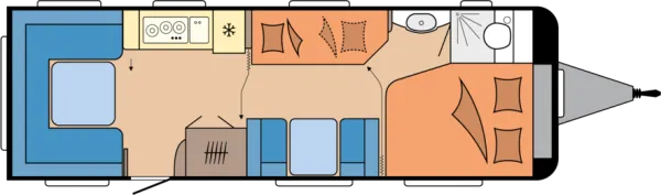 Tagesgrundriss Hobby Prestige 720 UKFe