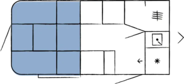 Nachtgrundriss Hobby Beachy 420