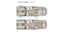 Grundriss Tag Mobilvetta K-Yacht Tekno Line 86