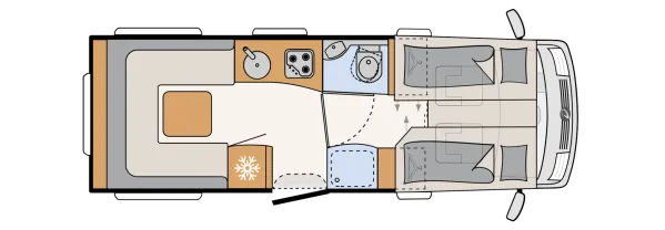 Tagesgrundriss Dethleffs Alpa I 6820-2
