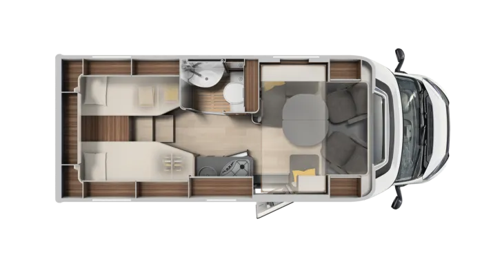 Grundriss Tag Laika Ecovip L 2009 - AUTOMATIK - Sonderpreis