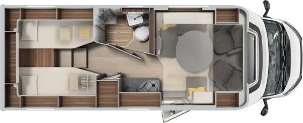 Tagesgrundriss Laika Ecovip L 3009