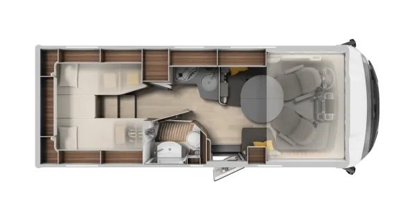 Tagesgrundriss Laika Ecovip H 3119