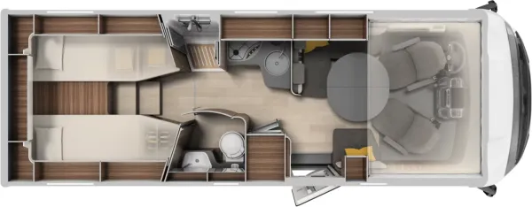 Tagesgrundriss Laika Ecovip H 4109