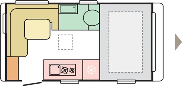 Tagesgrundriss Adria Action 391 PD