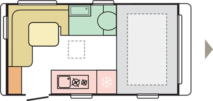 Grundriss Tag Adria Action 391 PD - neu angeliefert --